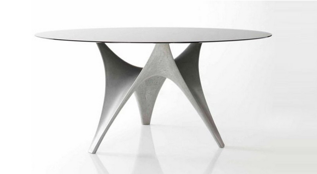 混凝土、混凝土桌子