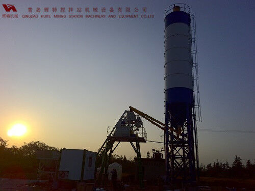 攪拌站HZS35易損件少，維護簡單，運行費用低