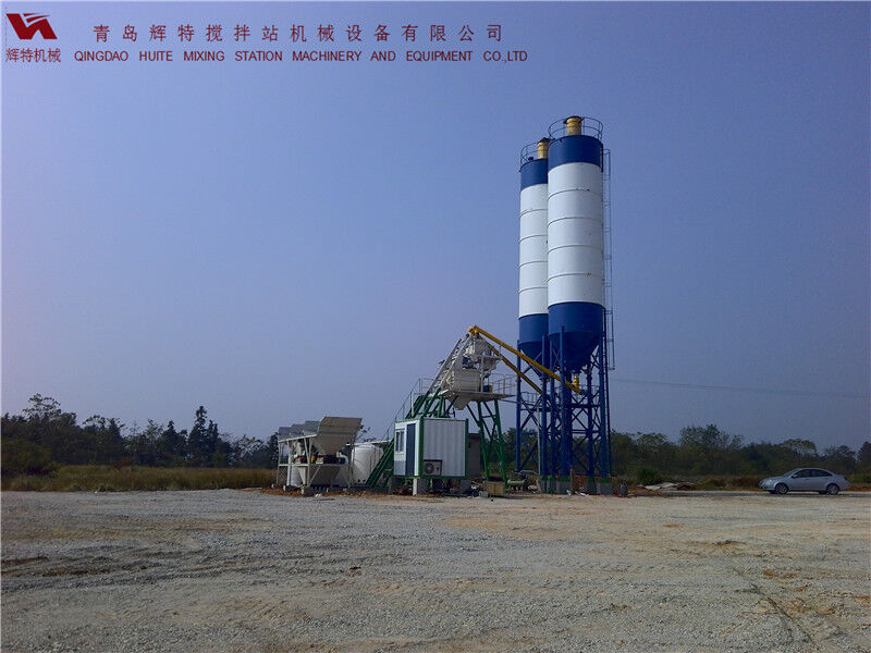 攪拌站HZS35易損件少，維護簡單，運行費用低