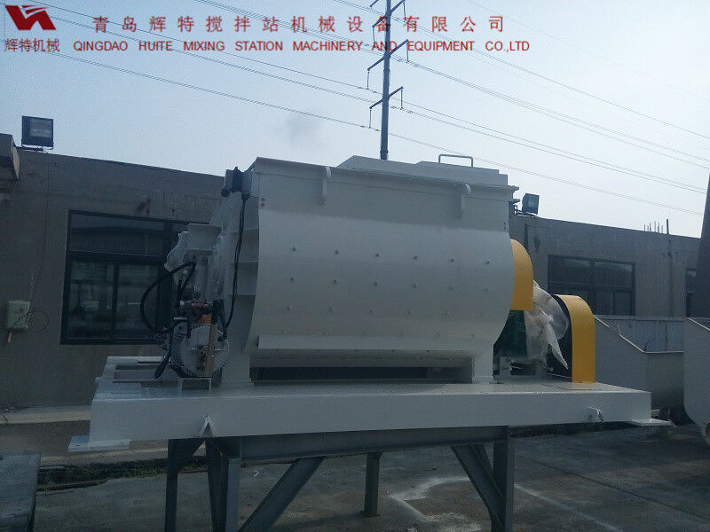 JS750攪拌臂采用偏心式設(shè)計(jì)，延長(zhǎng)使用壽命，青島輝特機(jī)械