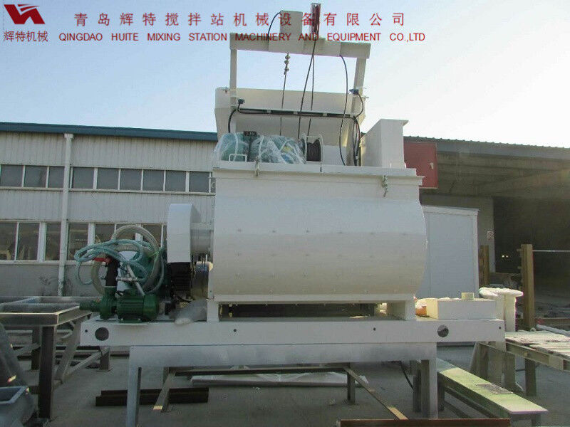 JS750攪拌臂采用偏心式設(shè)計(jì)，延長(zhǎng)使用壽命，青島輝特機(jī)械