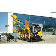 農(nóng)林果園挖掘機價格，小型挖坑機使用，小型履帶挖掘機