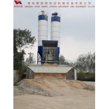 輝特混凝土攪拌站HZS50攪拌性能強，攪拌均勻、迅速，生產(chǎn)效率高