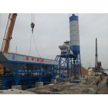 高清圖細節(jié)圖城鎮(zhèn)化建設小型混凝土攪拌站HZS50混凝土攪拌站