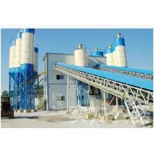 混凝土攪拌站山東商砼攪拌站水泥攪拌站設備HLS120/HZS120