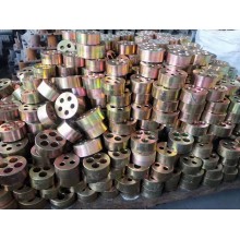 錨具、錨墊板、螺旋筋及配套夾片4/5孔錨具廠家YM15-5孔錨具四件套直銷